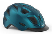 Indlæs billede til gallerivisning Hjelm MET Mobilite Teal Blå Metallic/Mat M/L (57-60 cm)
