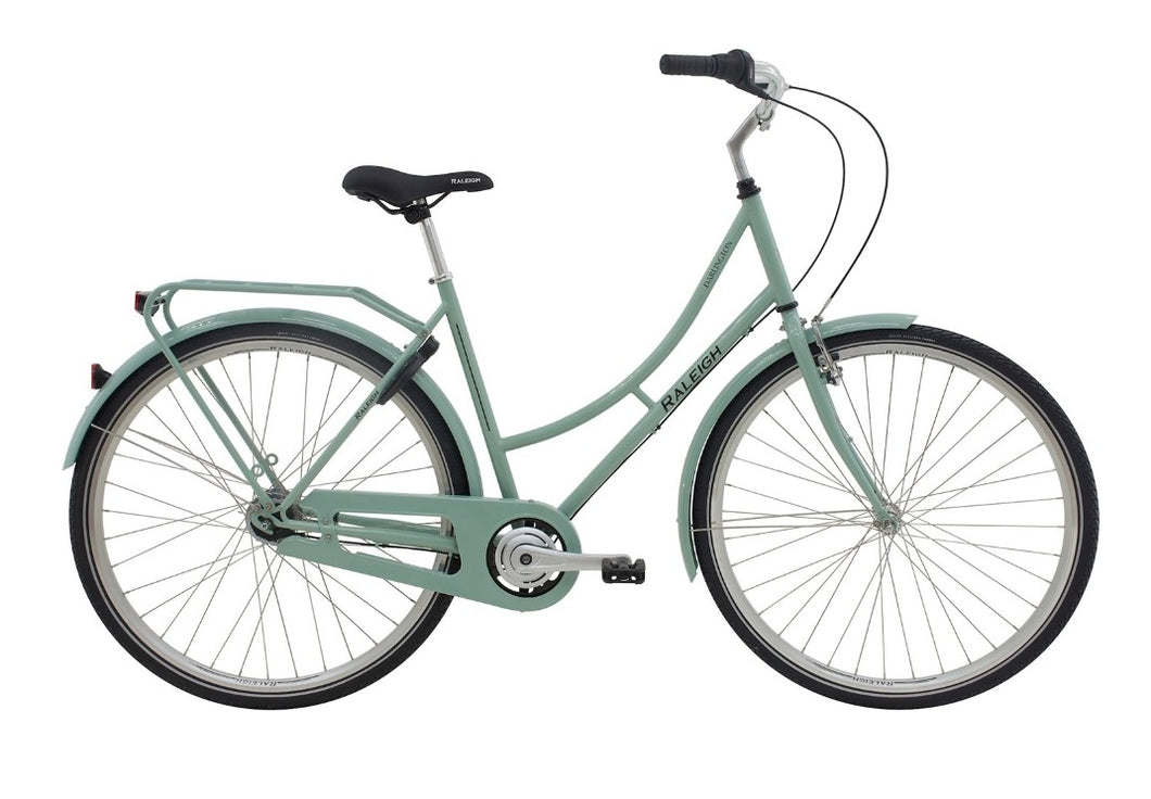 Raleigh Darlington Dame 52cm 7g Shimano Nexus fodbr. blank lys grøn