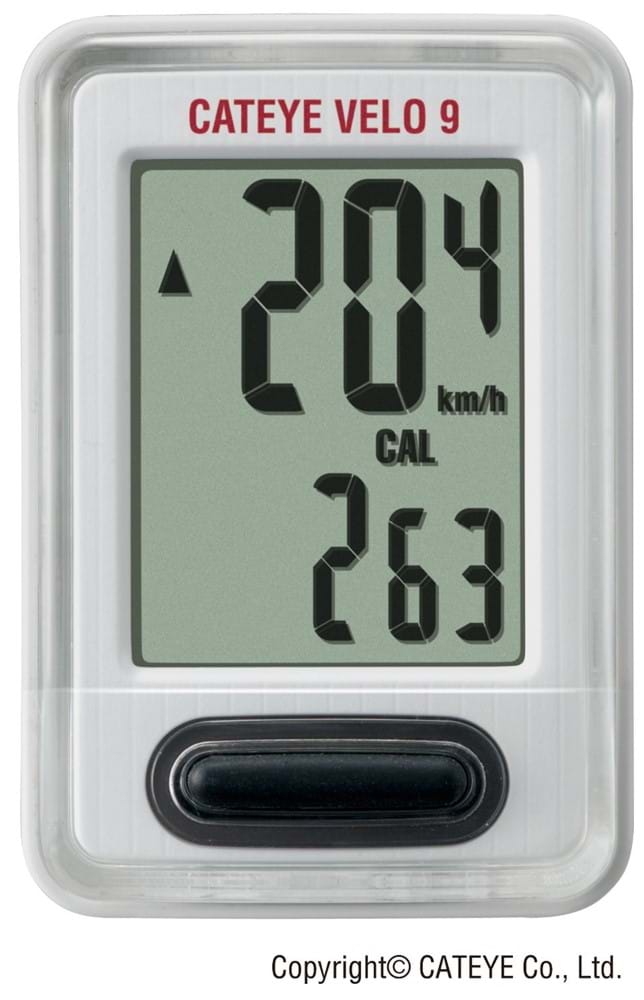 Computer Cateye Velo 9 Hvid VL-820