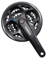 Kranksæt Shimano FC-M311 Sort, 42/32/22T 170mm, 8-sp