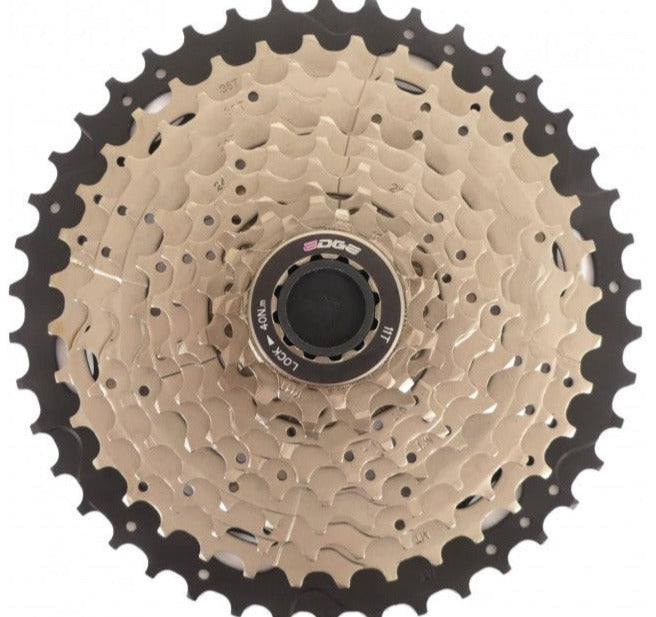 Edge Cassette 10 speed CSM6010 11-42T - sølv/sort
